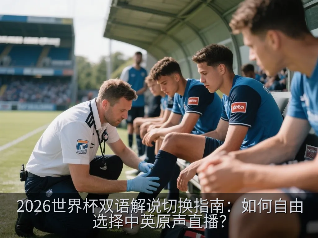 平板电脑上显示的2026世界杯精彩赛事回放与多音轨选择列表